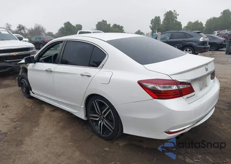 2016 Honda Accord Sport z USA, uszkodzony, nr VIN 1HGCR2F50GA196917